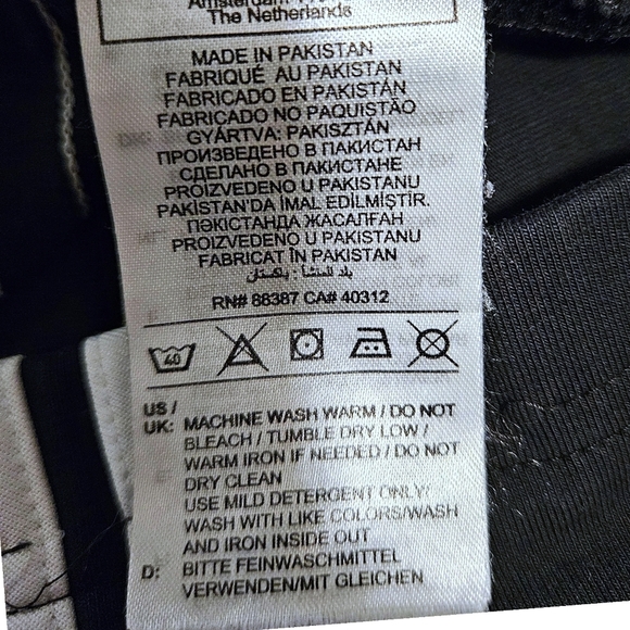 Adidas Womens Tight Fit Leggings Sm Black White 3 Stripe Logo Pants Stretch - Picture 6 of 8